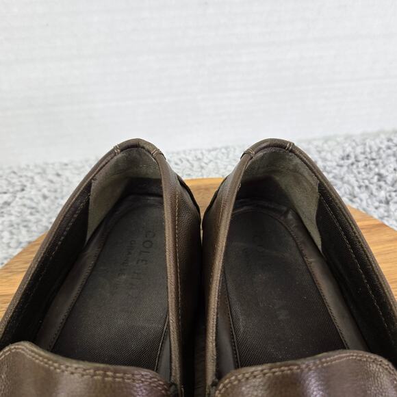 Cole Haan Mens 11M Grand City Venetian Brown Leather Driving Moc Daily Loafer main image 13